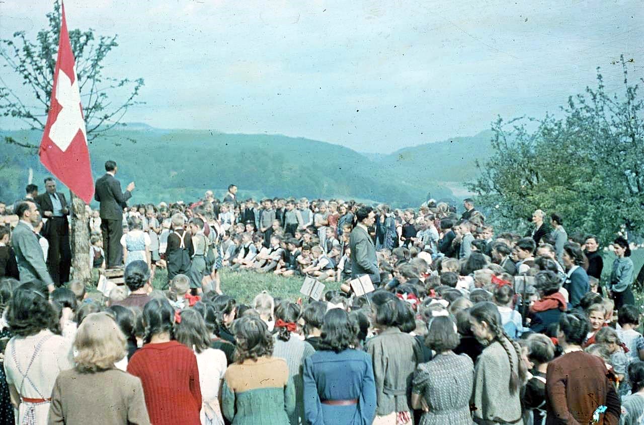 Vue de Bubendorf, canton de Bâle-Campagne