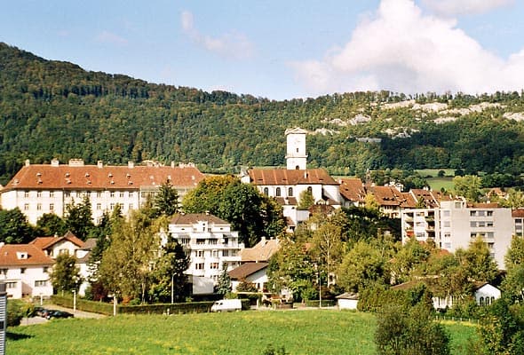 Vue de Cornol, canton de Jura