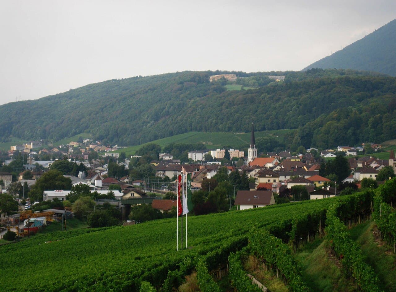 Vue de Chaumont, canton de Neuchâtel