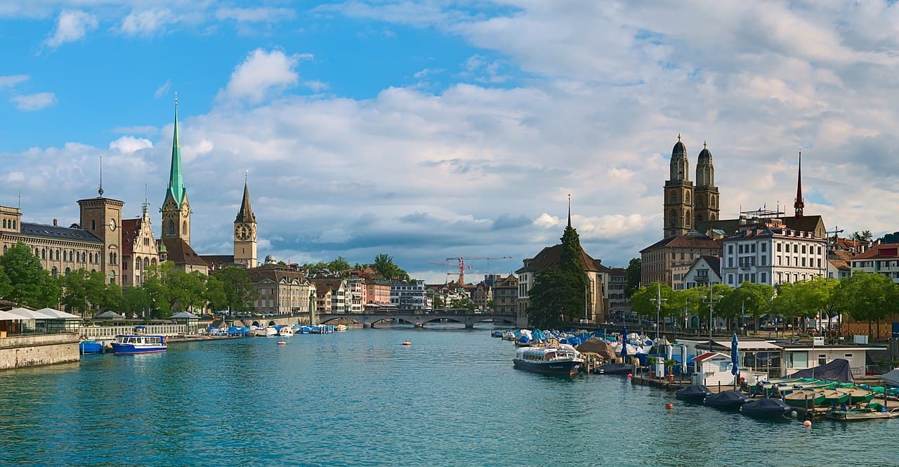 Vue de Bäretswil, canton de Zürich